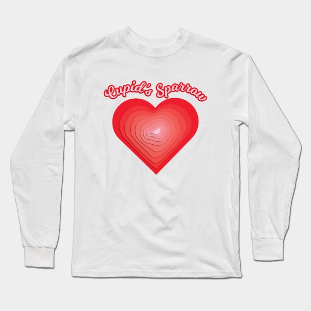 The Office – Cupid’s Sparrow Michael Scott Long Sleeve T-Shirt by Shinsen Merch